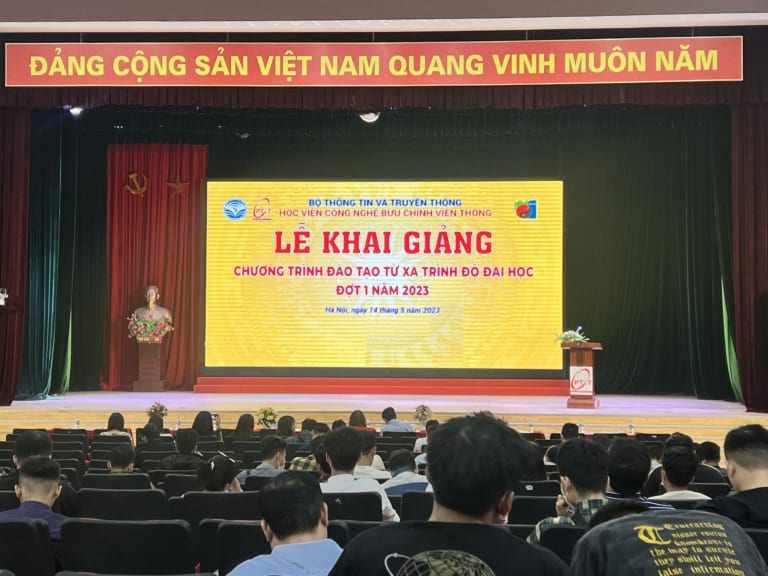 LỄ KHAI GIẢNG CHƯƠNG TRÌNH ĐÀO TẠO TỪ XA TRÌNH ĐỘ ĐẠI HỌC – PTIT